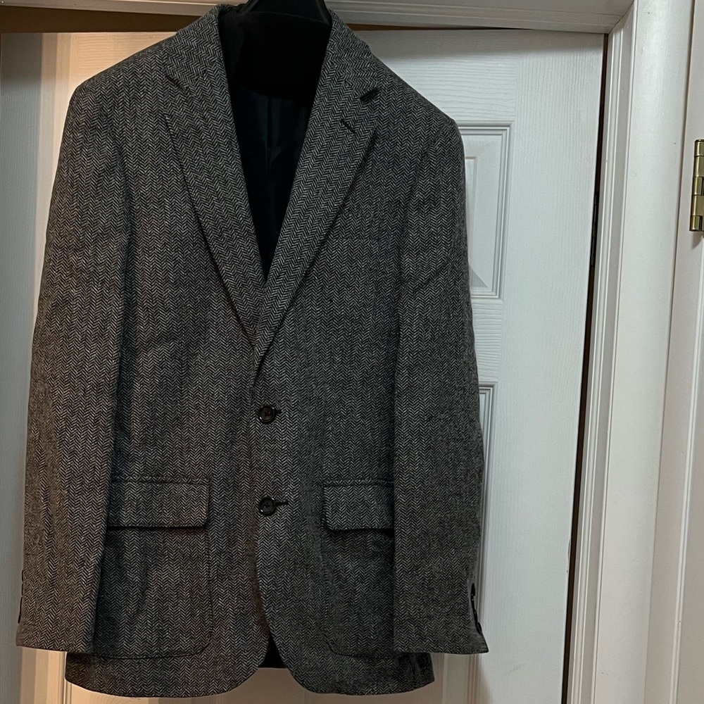 Jcrew Ludlow herringbone wool blazer sport coat mens 38s